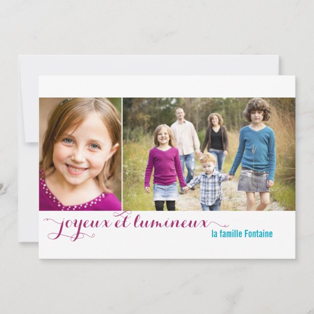 Foto de aval a la carta de Joyeux et lumineux de v (Anverso)