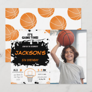foto de baloncesto Invitación