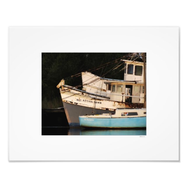 Foto de barcos de pesca abandonados (Frente)