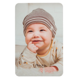 FOTO DE BEBÉ IMÁN PERSONALIZADO GRANDE 4X6
