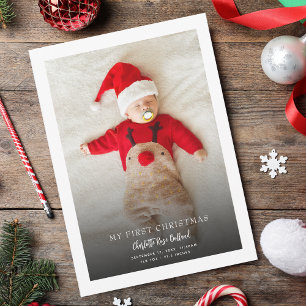Foto de bebé moderna Nacimiento de Navidad primero
