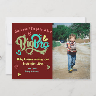 Foto de Big Bro invitación de embarazo de Big Brot