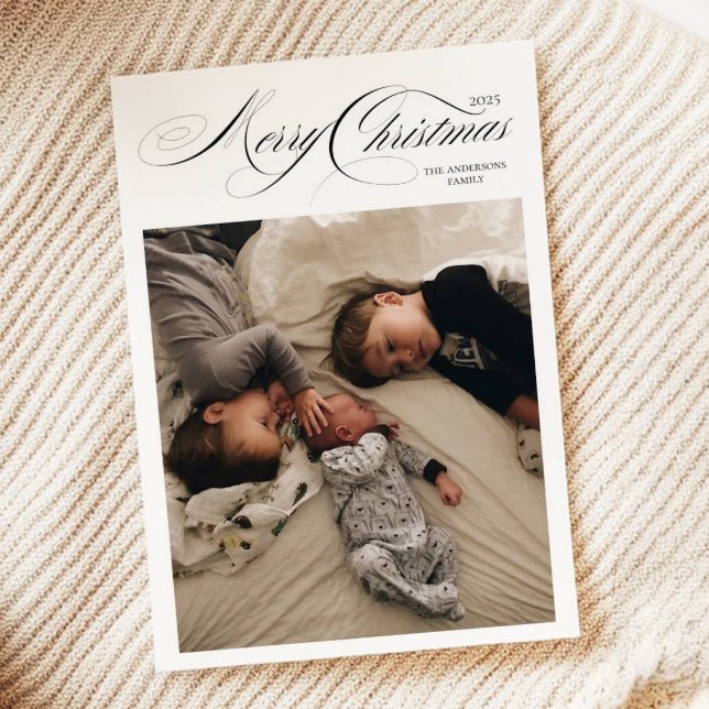 Foto de Black White Caliligraphy Feliz Navidad (Subido por el creador)