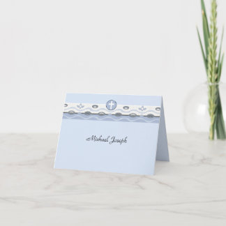 Foto de Blue Harmony Gracias Notecard