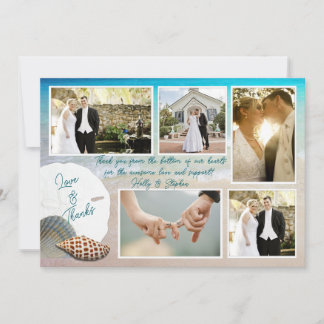 Foto De Boda De Playa Gracias Tarjetas Planas