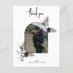 Foto de boda Gracias Tarjeta Post