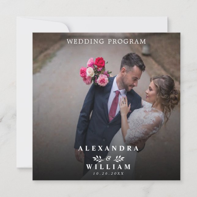 Foto de Boda Minimalista moderno (Anverso)