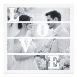 Foto de boda personalizada "AMOR"