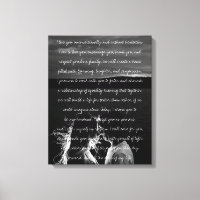 Foto de boda personalizada e impresión de lienzo d