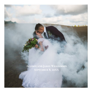 Foto de Boda Recuerdo Personalizado Nombres Fecha