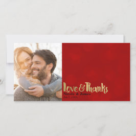 Foto de boda roja y dorada Amor y agradecimiento G