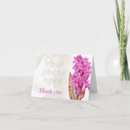 Foto de boda rosa morado de orquídea tarjeta de ag