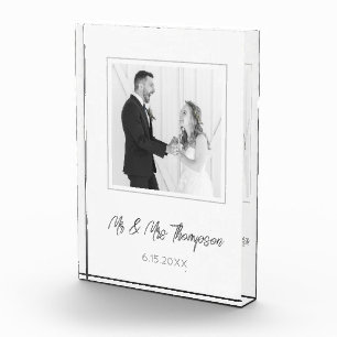 Foto de boda Sr & Sra Nombre Recuerdo de fecha