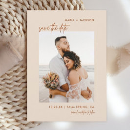 Foto De Boho Earthy Salva Las Tarjetas De Fechas