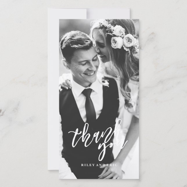 foto de boho GRACIAS TARJETA (Anverso)