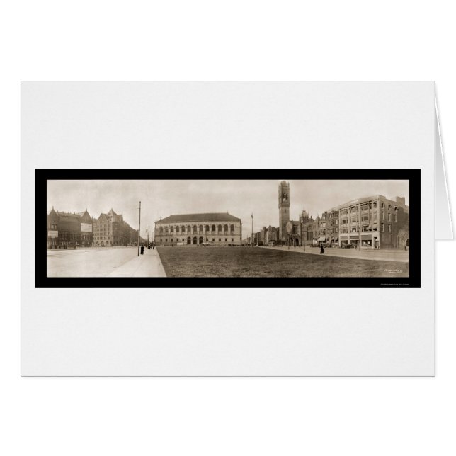 Foto de Boston de Copley Square 1910 (Anverso (Horizontal))