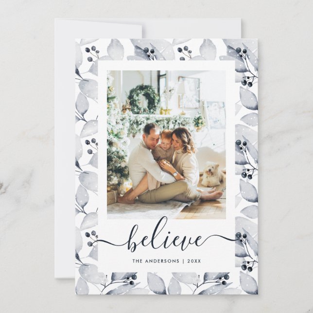 Foto de botánicos de invierno cree tarjetas de Nav (Anverso)