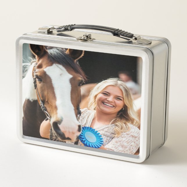 Foto de caballo de exposición de ganado personaliz (Anverso)