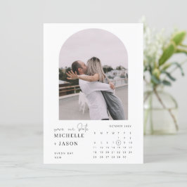 Foto de calendario de archivo Invitación de Save t