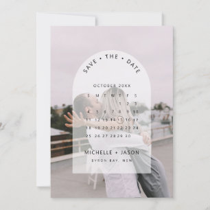 Foto de calendario de archivo Invitación de Save t