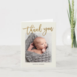 Foto de caligrafía moderna, nota de agradecimiento