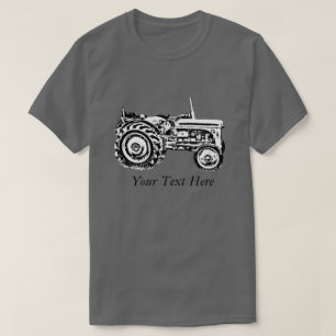 Foto de camiseta con tractor de fergison Gray Vint