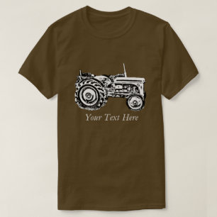 Foto de camiseta con tractor de fergison Gray Vint