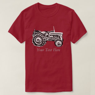 Foto de camiseta con tractor de fergison Gray Vint