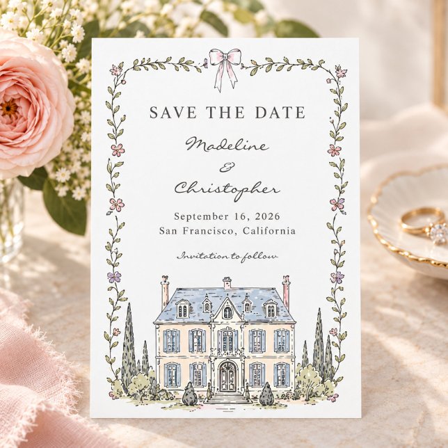 Foto de Castillo Francés Boda Save the Date (Subido por el creador)