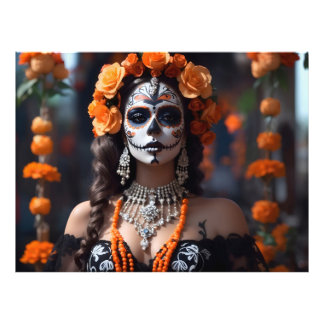 Foto de Catrina. Traje típico México 2023
