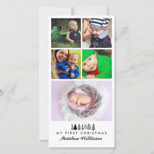 Foto de cinco Bebé Primera Navidad