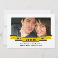 Foto de cinta amarilla Guardar la invitación de fe