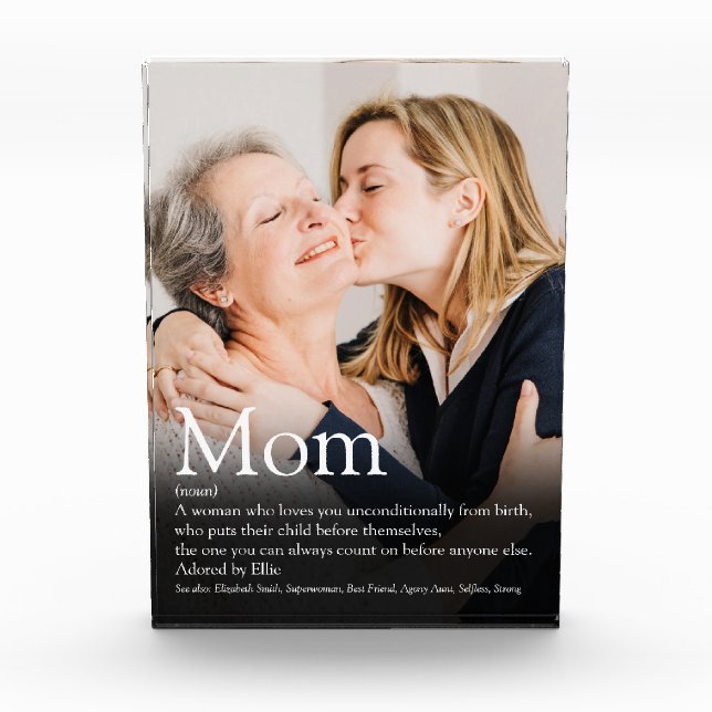 Foto de cita de definición de madre (Anverso)