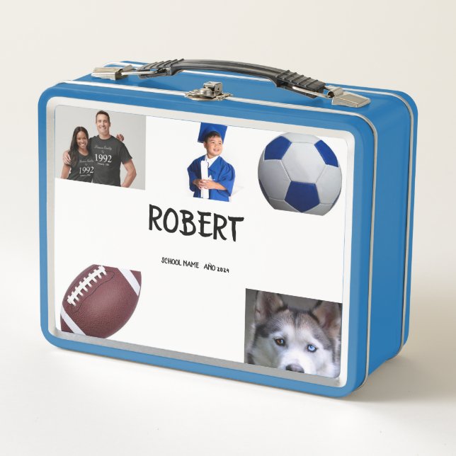 Foto DE COLLAGE Lunchbox SKY AZUL A Personalizar (Anverso)