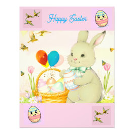 Foto de conejo de Pascua feliz