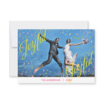 Foto de Confeti Alegre Alegre - Tarjeta de Navidad