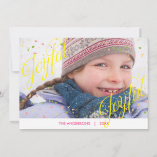 Foto de Confeti Alegre Alegre - Tarjeta de Navidad