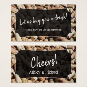 Foto de corchos de vino, entradas de bebidas para 