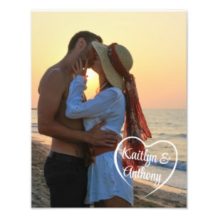 Foto de Couple Love Heart Personalizada