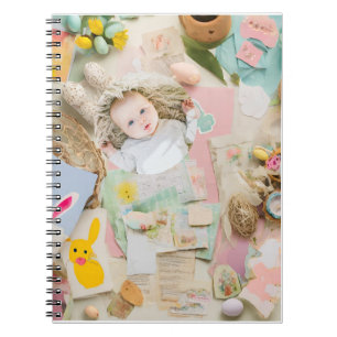 Foto de cuaderno de recortes de Cute Modern Easter