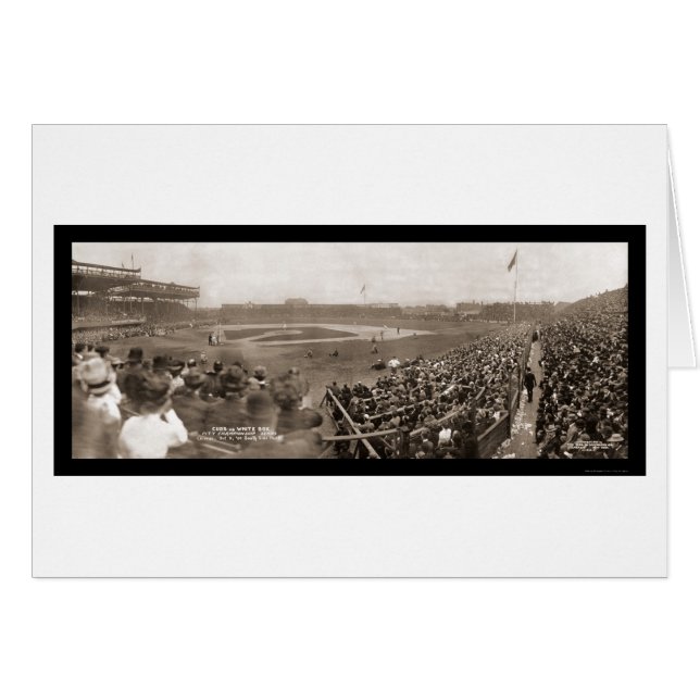 Foto de Cubs contra White Sox de 1909 (Anverso (Horizontal))
