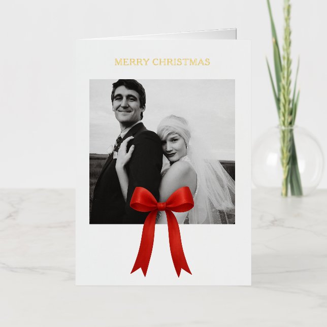 Foto de Cute Red Bow Ferry Christmas (Anverso)