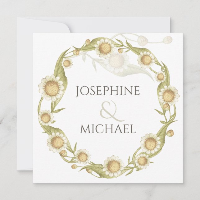 Foto de Daisy Wildflower Guardar el anuncio de la  (Anverso)