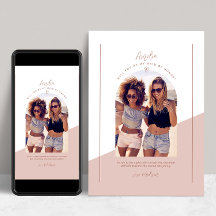 Foto de dama de honor Tarjeta de propuesta persona