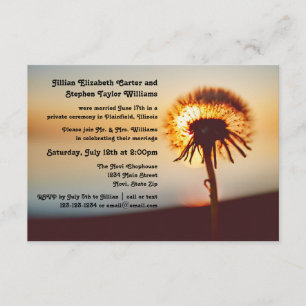 Foto de Dandelion - Invitación de Bodas 3x5