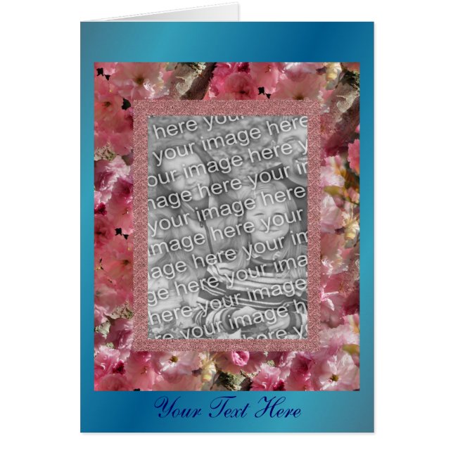 Foto de diseño de flor de flores de primavera rosa (Frente)