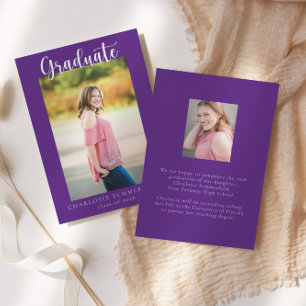 Foto de dos guiones casuales Invitación de gradu