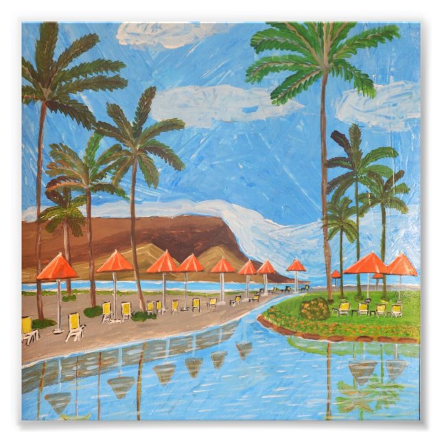 Foto de escena tropical (Frente)