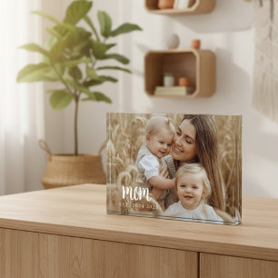 Foto de escritura moderna de personalizado Mom