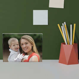 Foto de escritura moderna de personalizado Mom